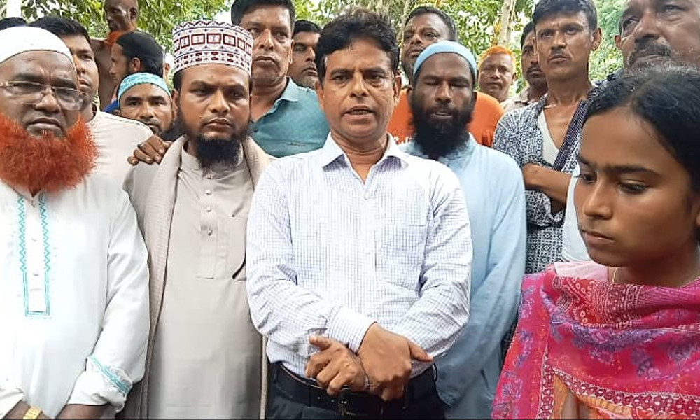 বর্ষার পরিবারের প্রতি সমবেদনা জানাতে নগরকান্দায় বিএনপি ও জামায়াতের প্রতিনিধি দল